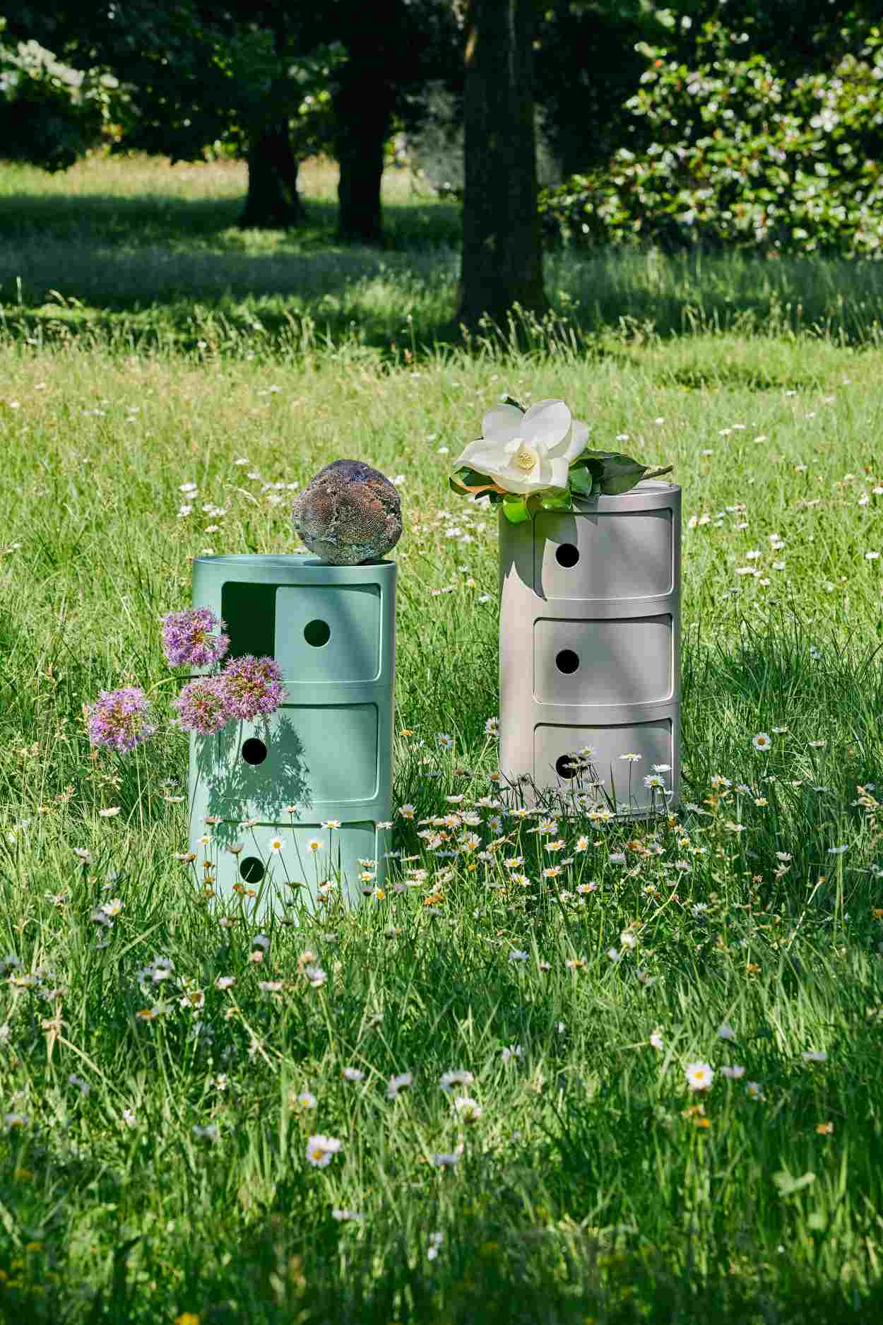 Componibili BIO 5970 3-er Element GRÜN Kartell EINZELSTÜCK
