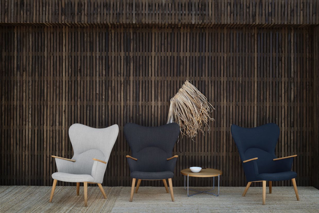 CH78 Mama Bear Lounge Sessel Fiord 0782 Carl Hansen & Søn