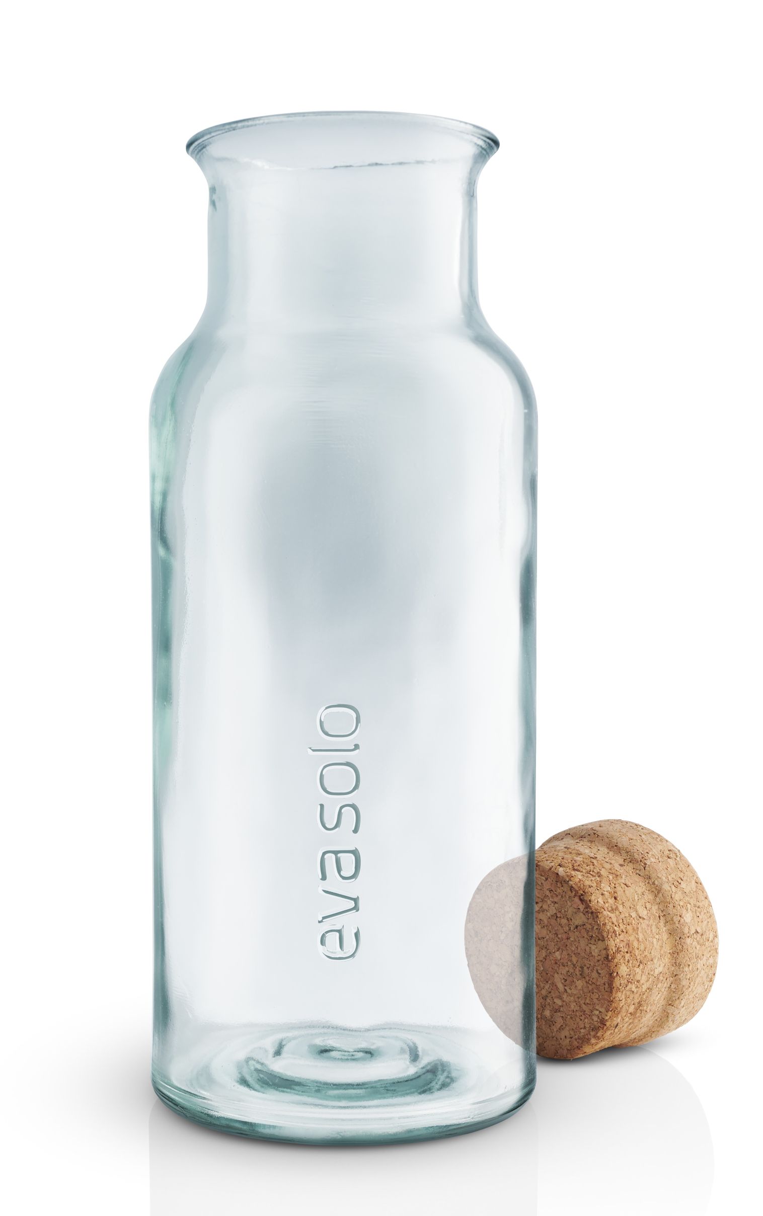 Recycelte Glaskaraffe mit Kork 1l Eva Solo EINZELSTÜCK