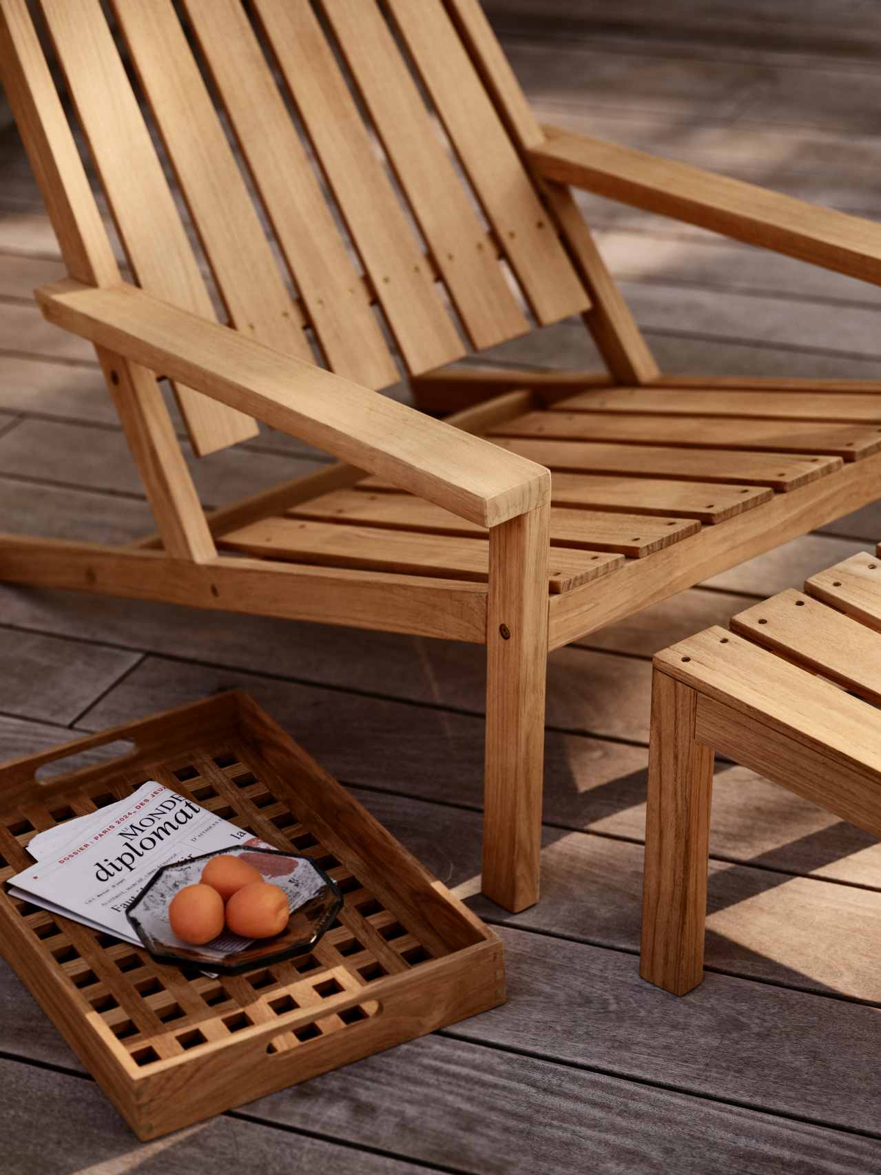 Between Lines Stool Hocker Outdoor Skagerak by Fritz Hansen