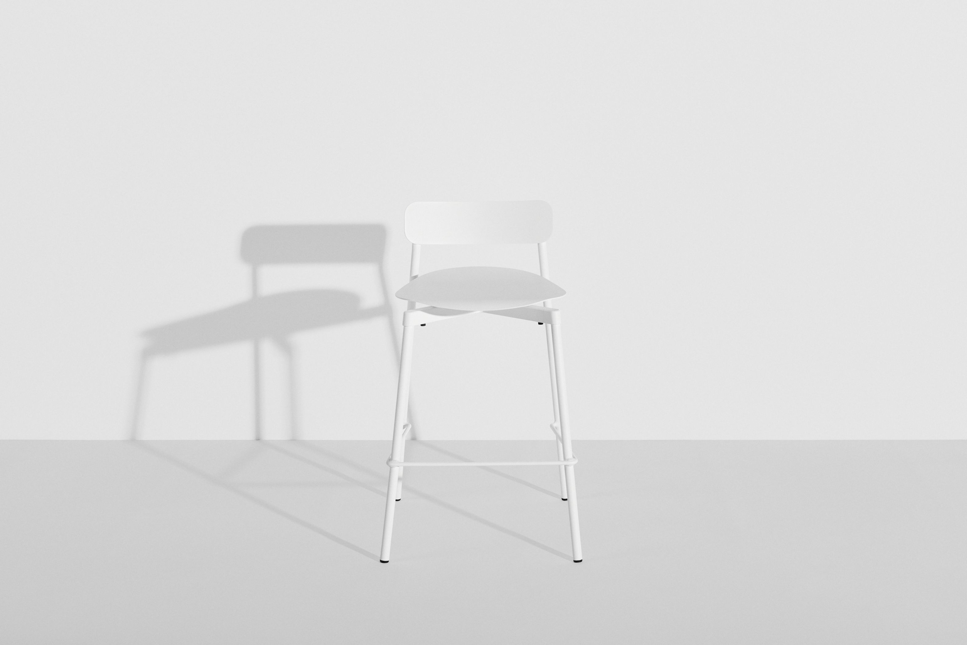 Fromme Barstool Barhocker H 65 cm Petite Friture Weiß Fromme Barstool Barhocker H 65 cm Petite Friture Weiß