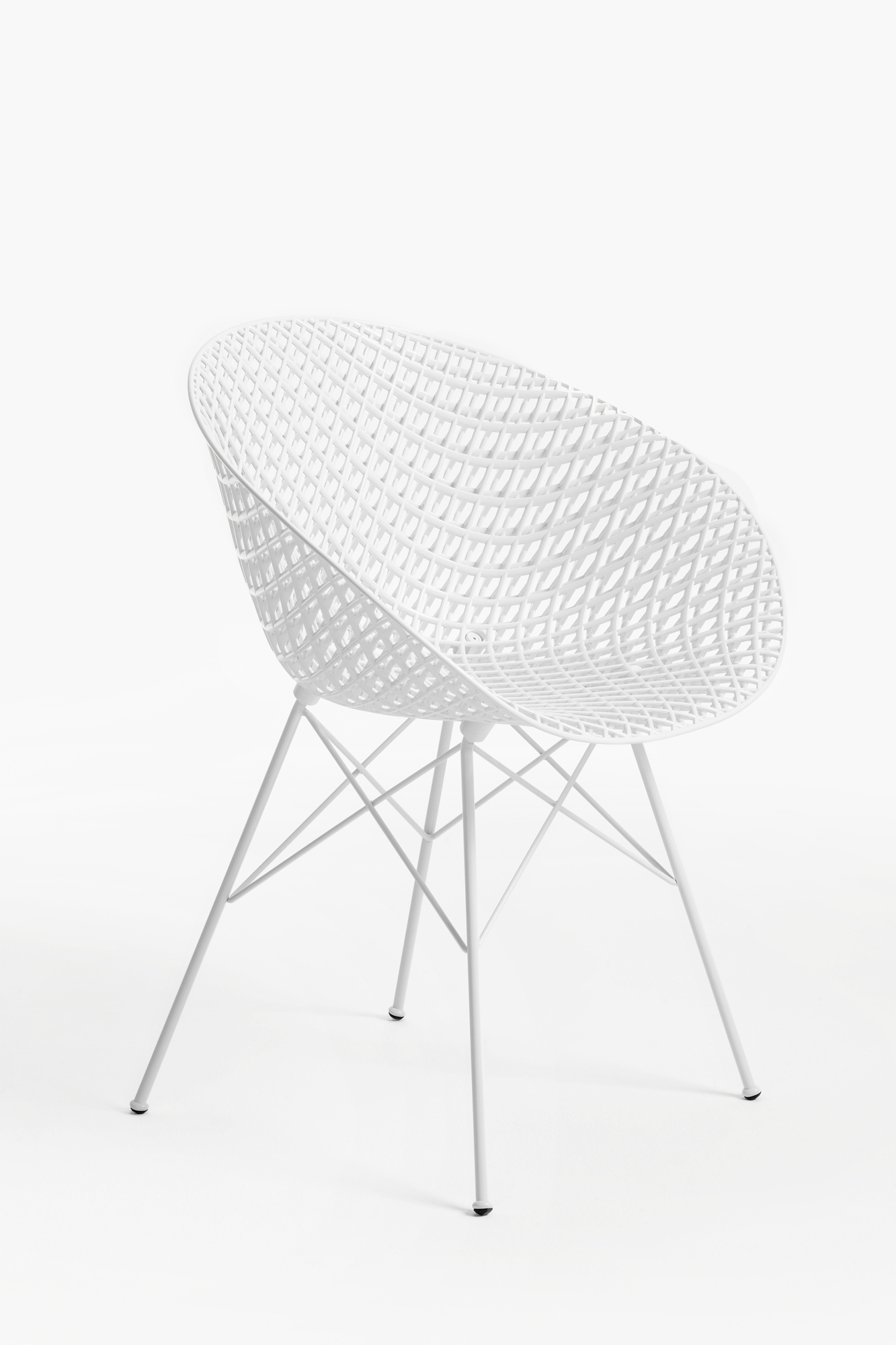 Smatrik Outdoor Stuhl Kartell Weiß