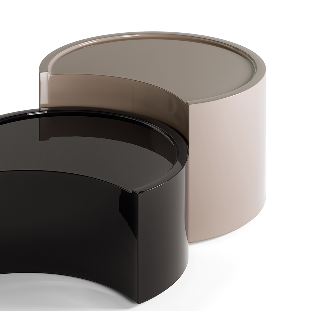 Low Bol Tavolino Beistelltisch / Couchtisch Zanotta