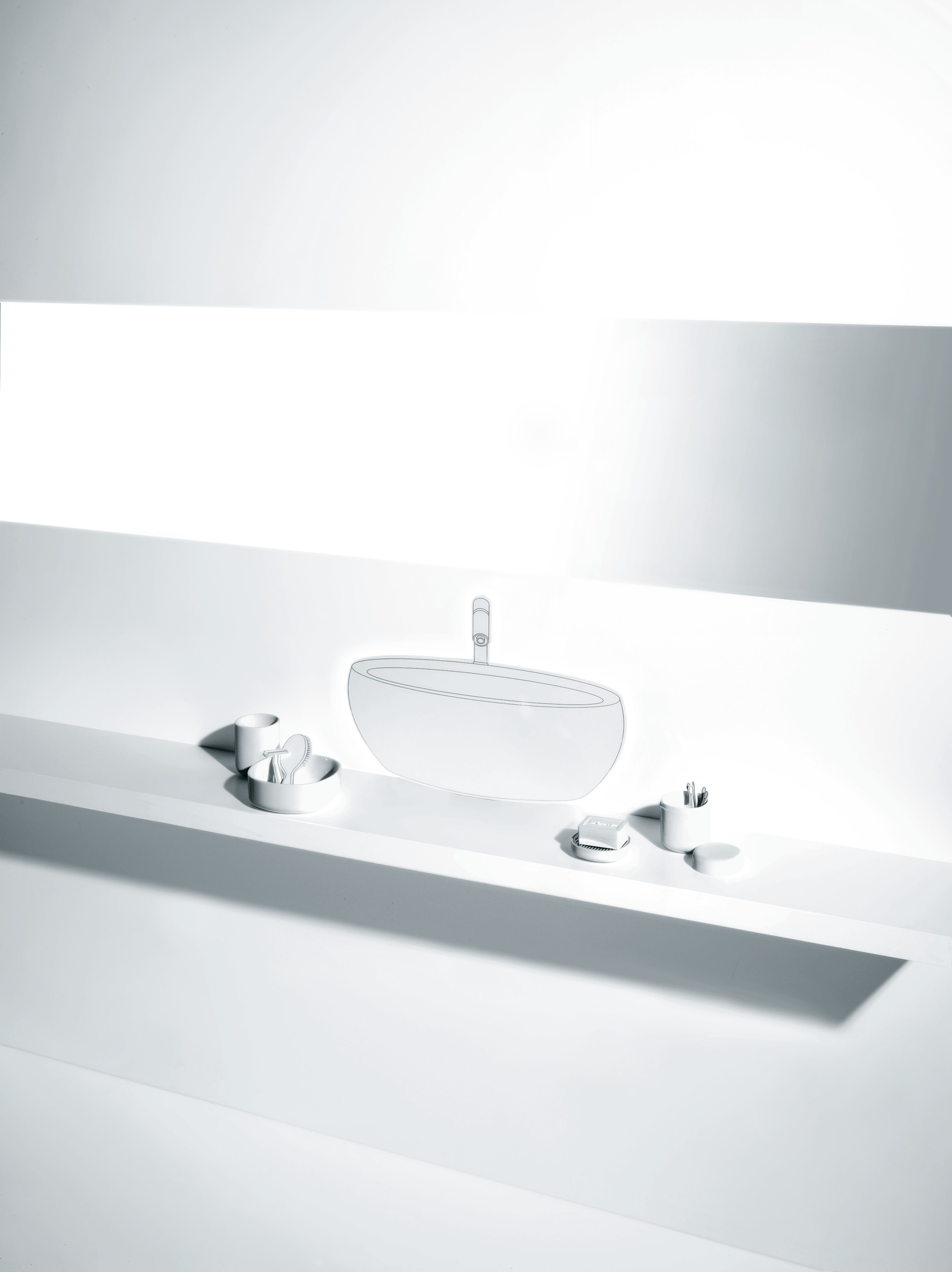 Birillo Seifenschale PL04 W Alessi