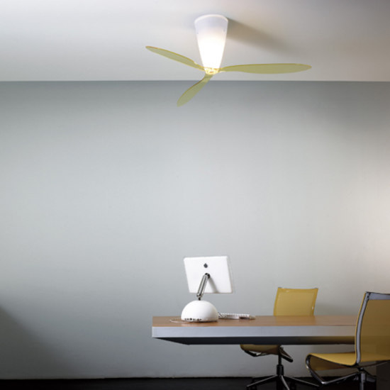 D28 Blow Deckenleuchte und Ventilator Luceplan