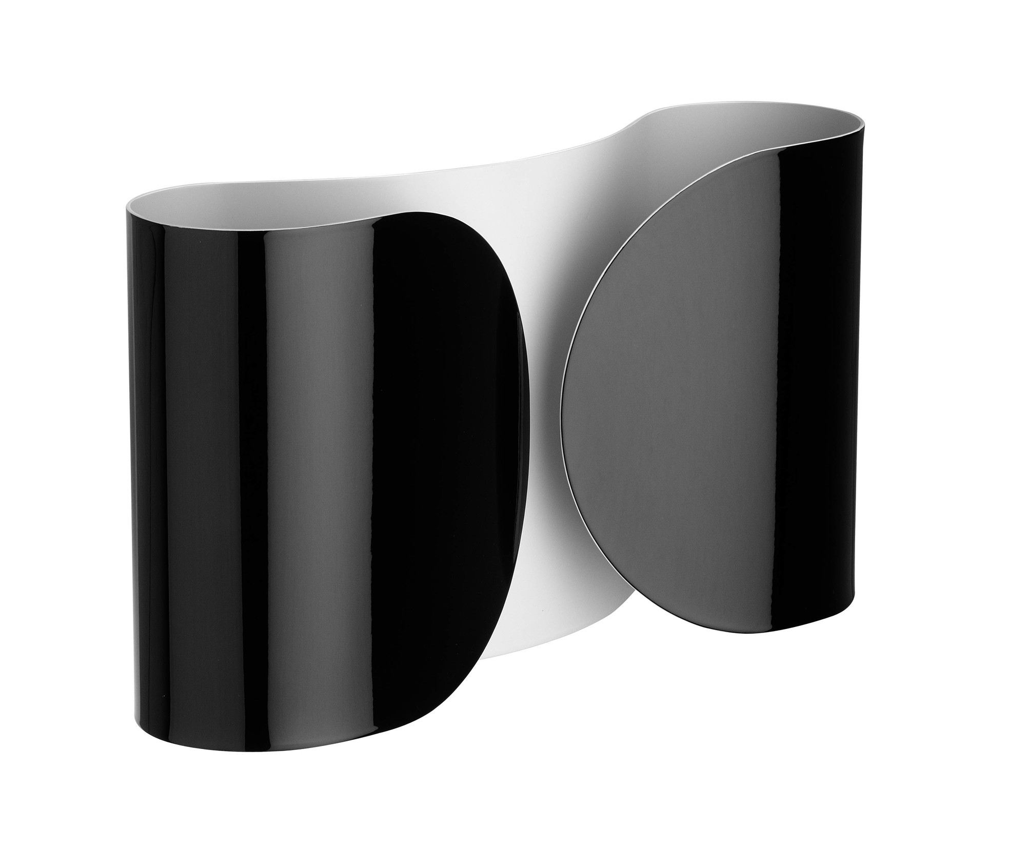 Foglio Wandleuchte Schwarz Flos
