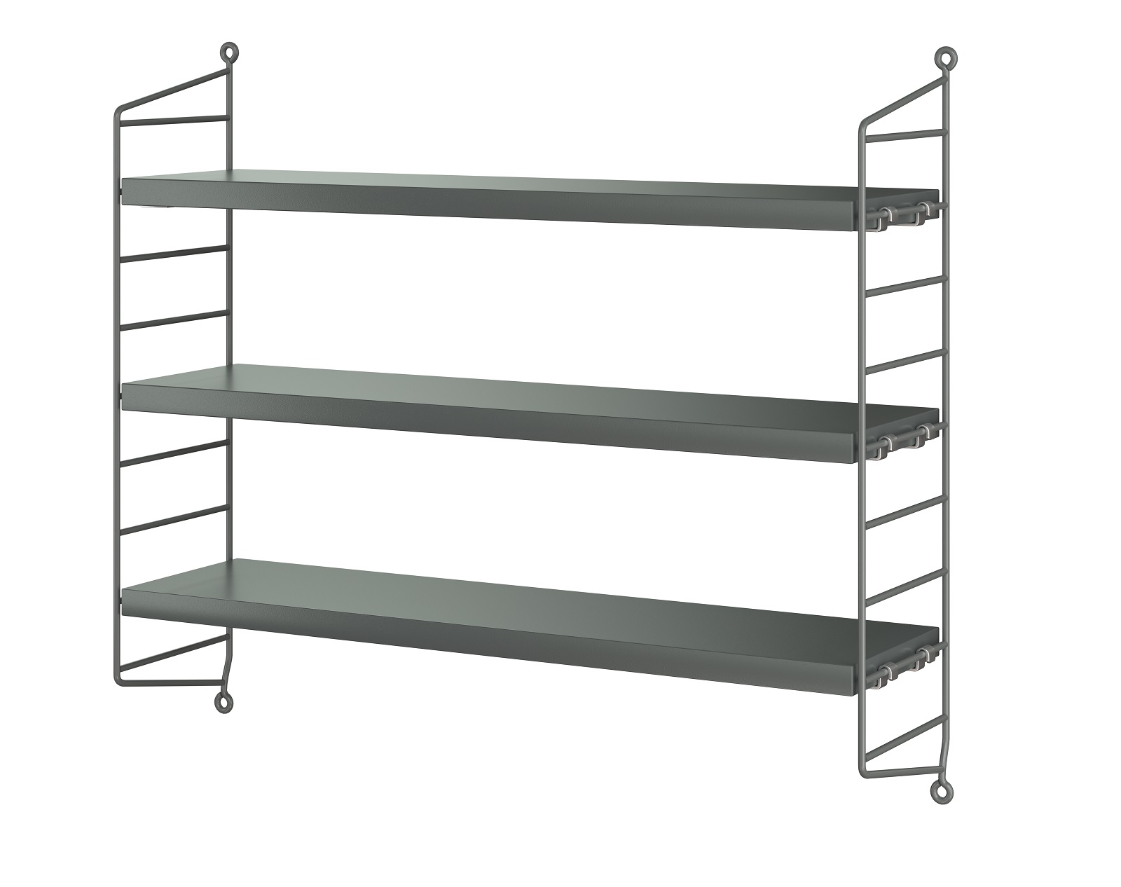 String Pocket Regal String Furniture Grau - Grau 