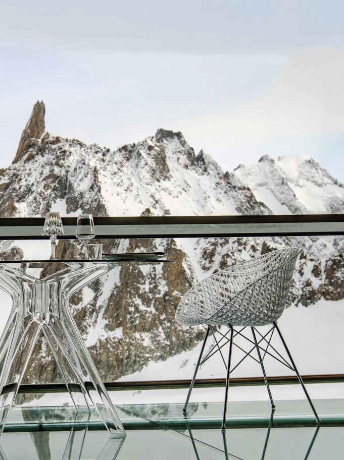 Smatrik Outdoor Stuhl Kartell Weiß