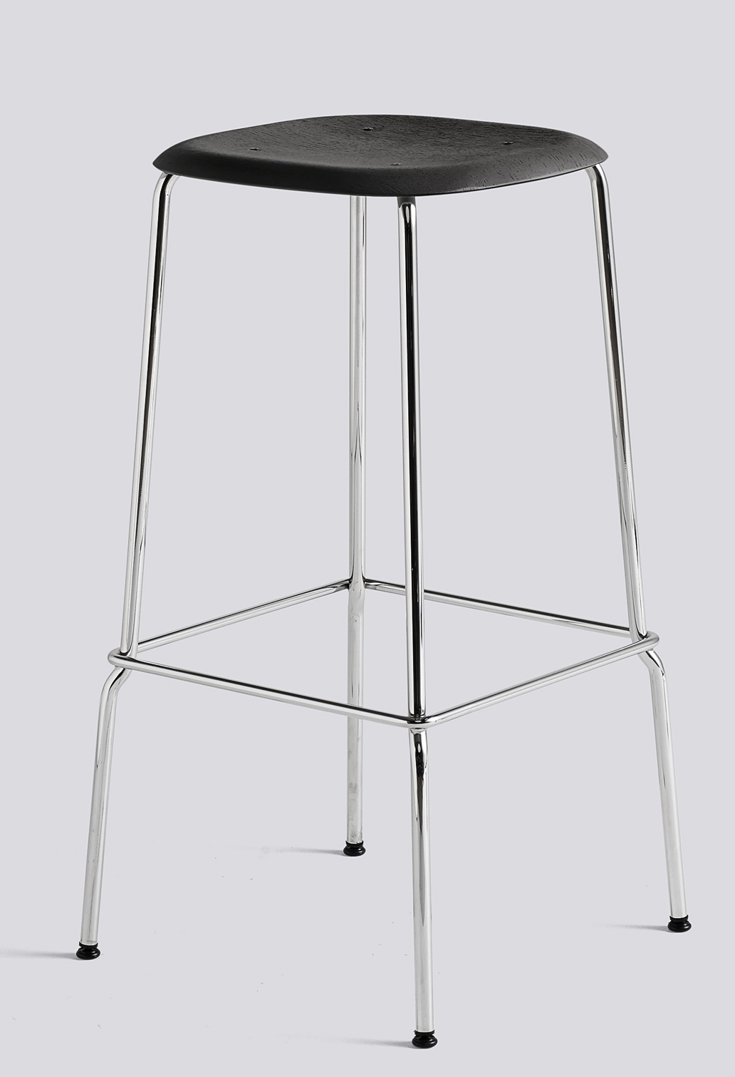Soft Edge 85 Low Hocker Chrom / SCHWARZ Hay EINZELSTÜCK