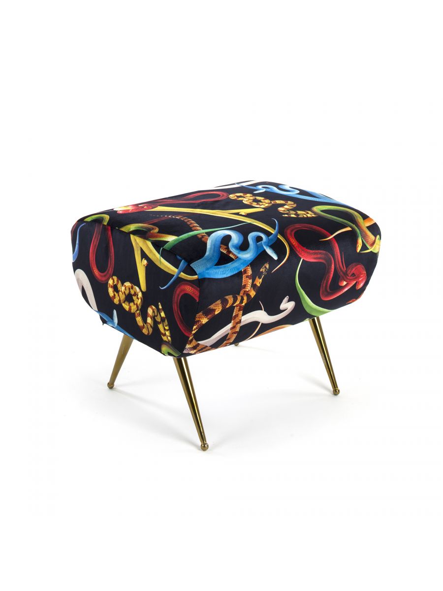 Toiletpaper Pouf Hocker Snakes Seletti
