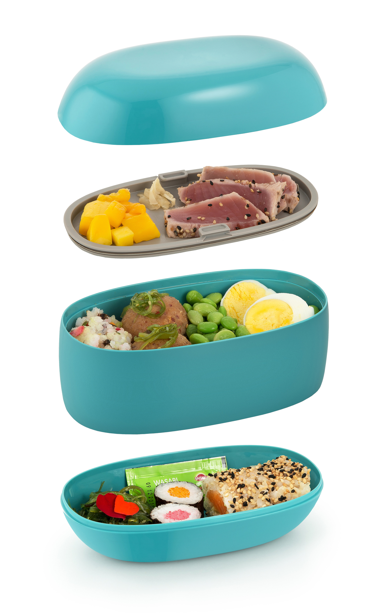 Food à porter Lunchbox Hellblau Alessi EINZELSTÜCK
