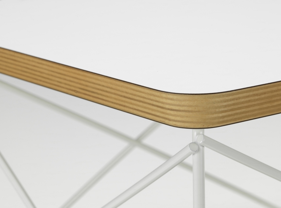 Occasional Table LTR Beistelltisch HPL Weiss Vitra Stahldraht weiß pulverbeschichtet