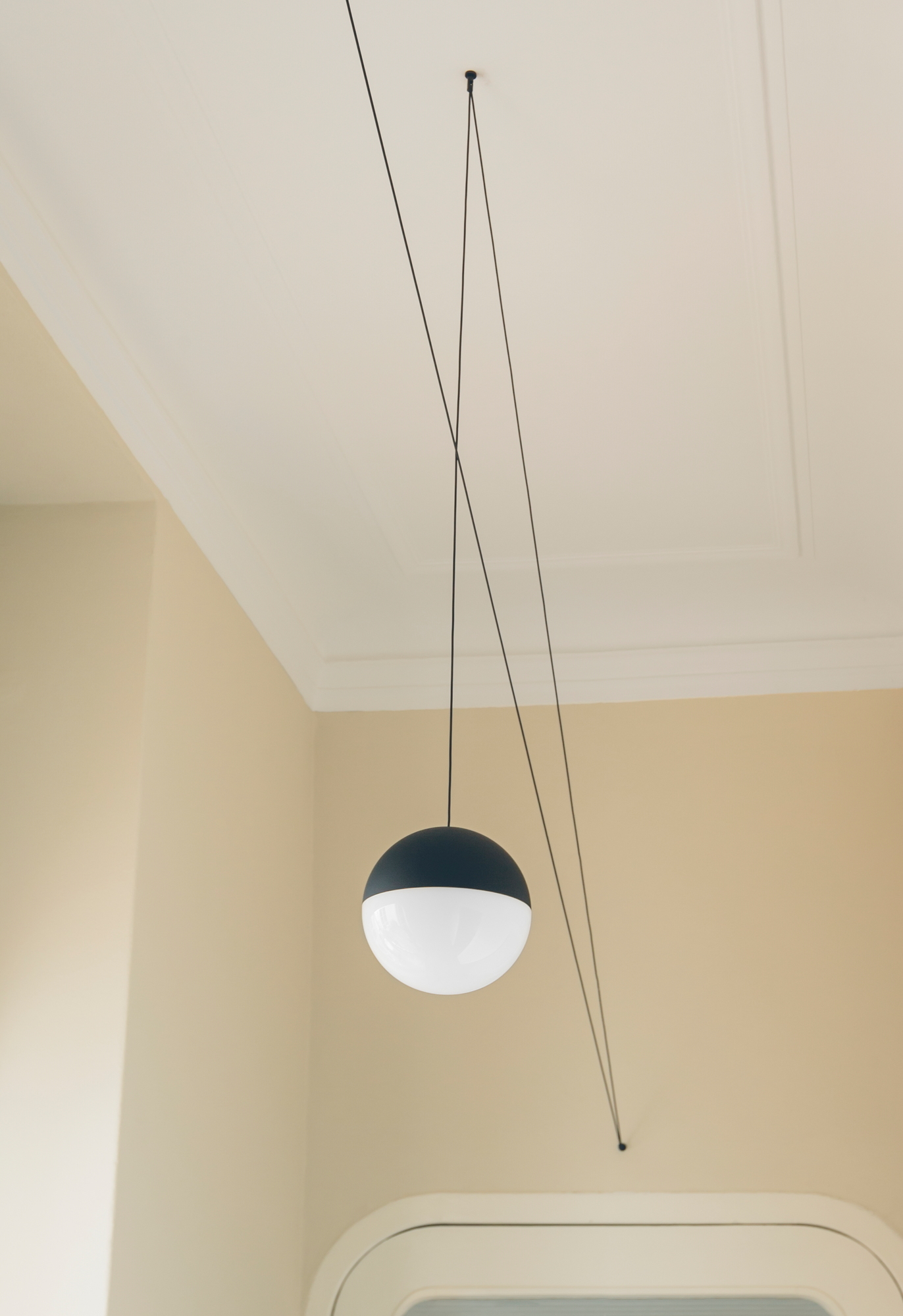 String Light Sphere Head Kugelkopf Pendelleuchte Flos