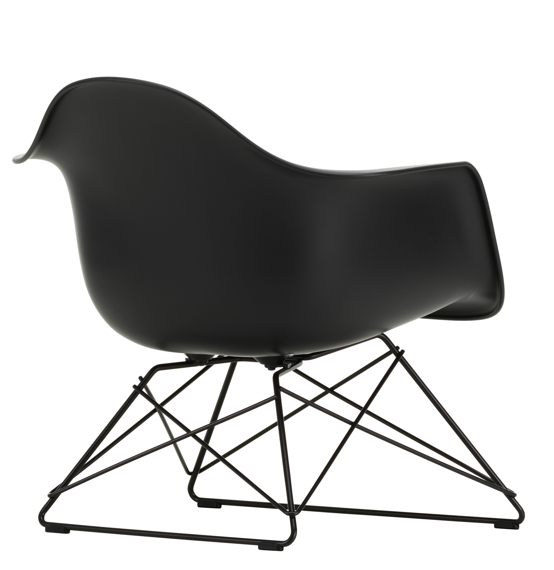 Eames Plastic Arm Chair DAX Stuhl Vitra Chrom - Weiss