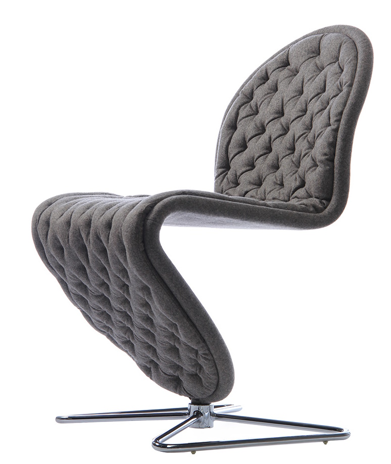 System 1-2-3 Dining Chair Deluxe Gestell Butterfly Stuhl Verpan