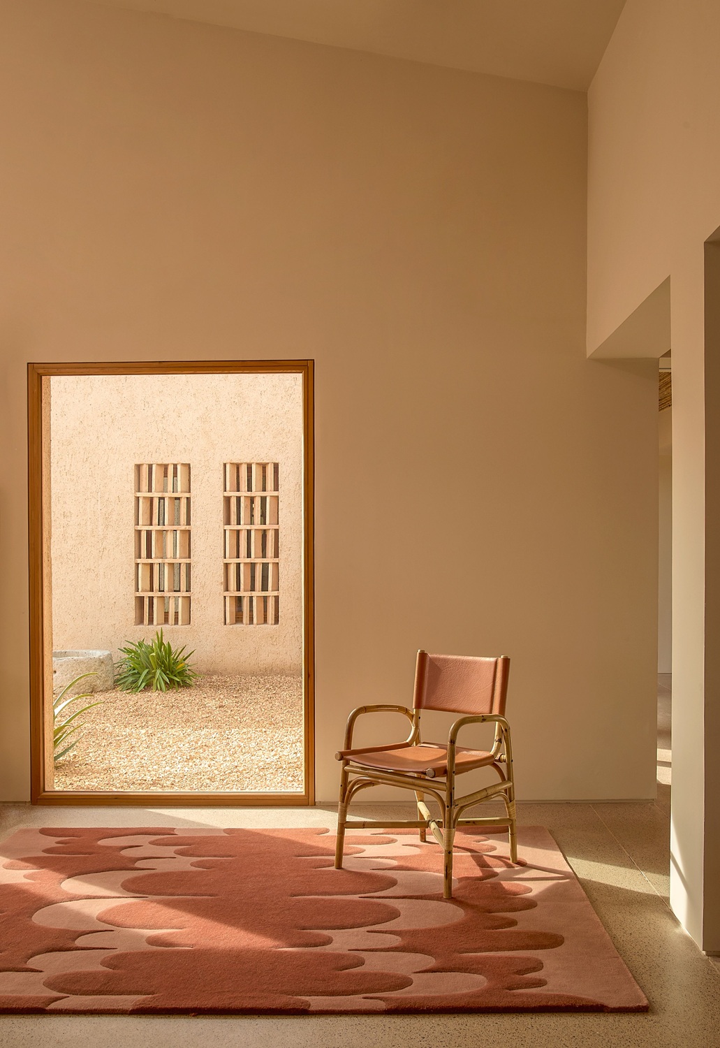 Lucia Eames Echo Teppich Terracotta Nanimarquina