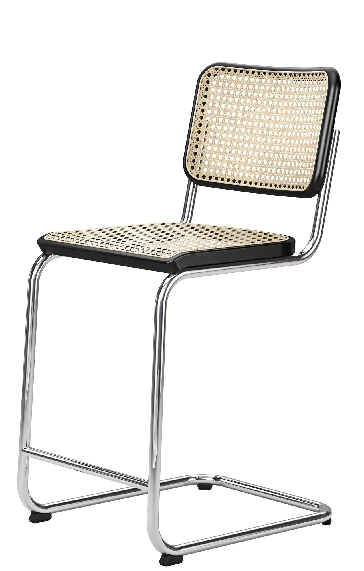 S 32 VHT Stahlrohr Klassiker Barhocker Thonet