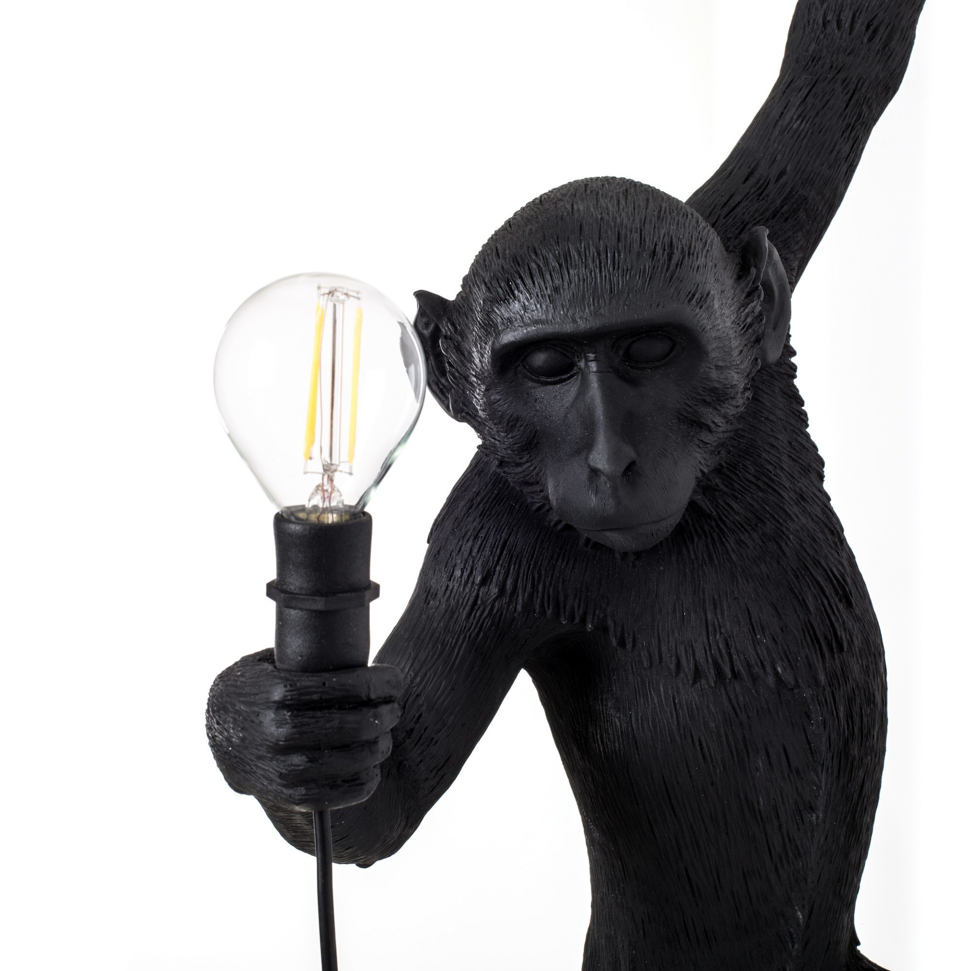 Monkey Lamp Black Wandleuchte Outdoor Seletti EINZELSTÜCK