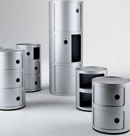 Componibili 4953 - rundes Element niedrig Kartell
