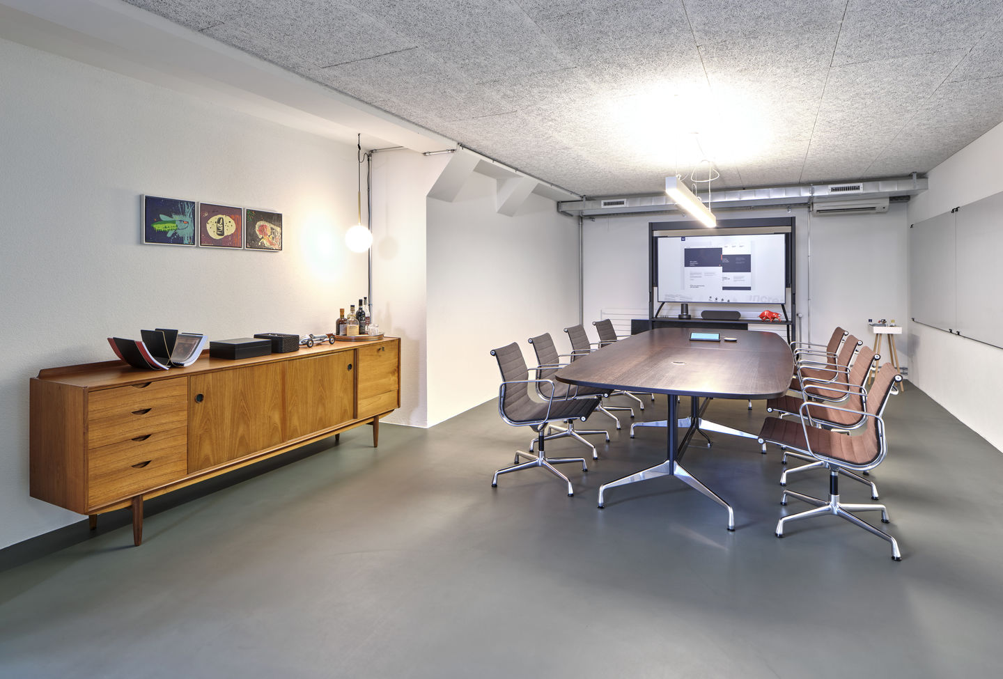 Aluminium Chair EA 107 / EA107 Stuhl Vitra