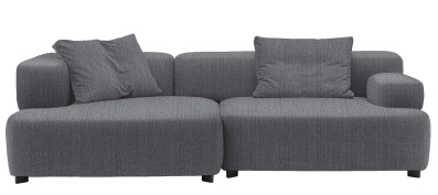 Alphabet 3-Sitzer Sofa Armlehne Links Fritz Hansen