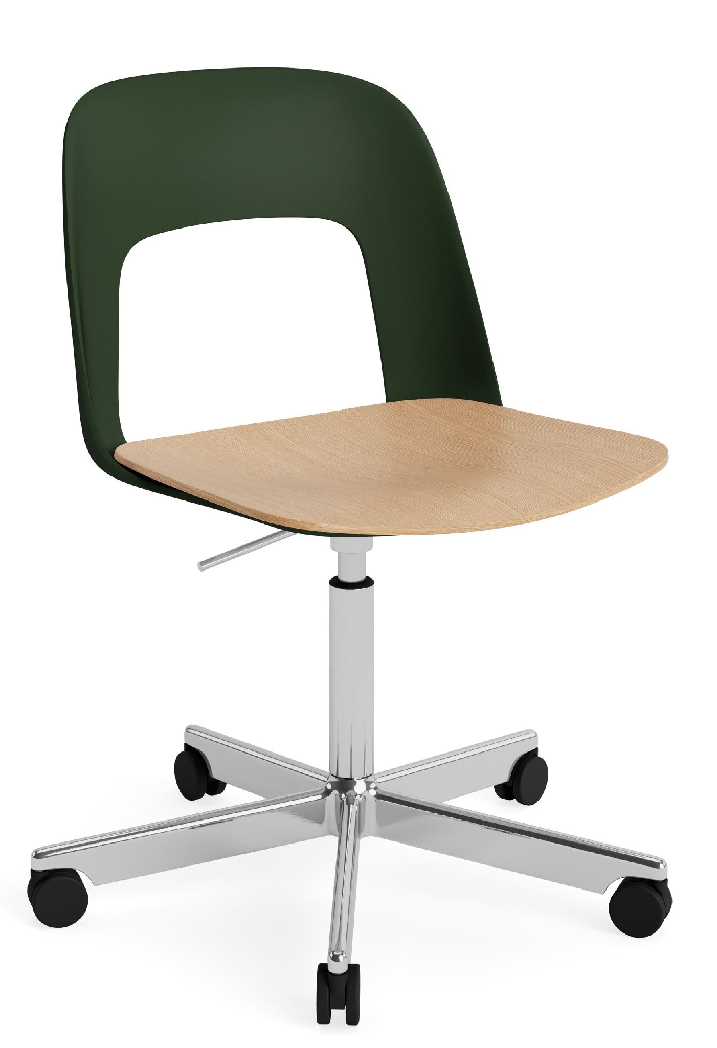 Layout Side Chair 142 5-Stern Drehfuß Stuhl Hay