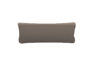 Taupefarbenes Rückenkissen für Miami Outdoor Sofa, Größe L. Bequemes Gartenmöbel-Kissen von Conmoto.