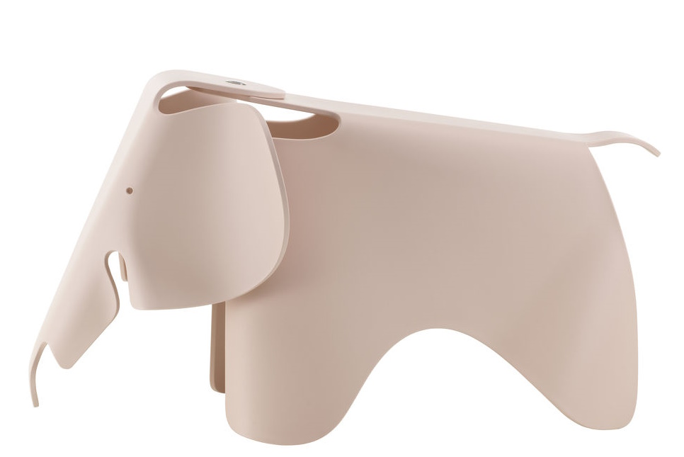 Eames Elephant Hocker RE Vitra Zartrosa
