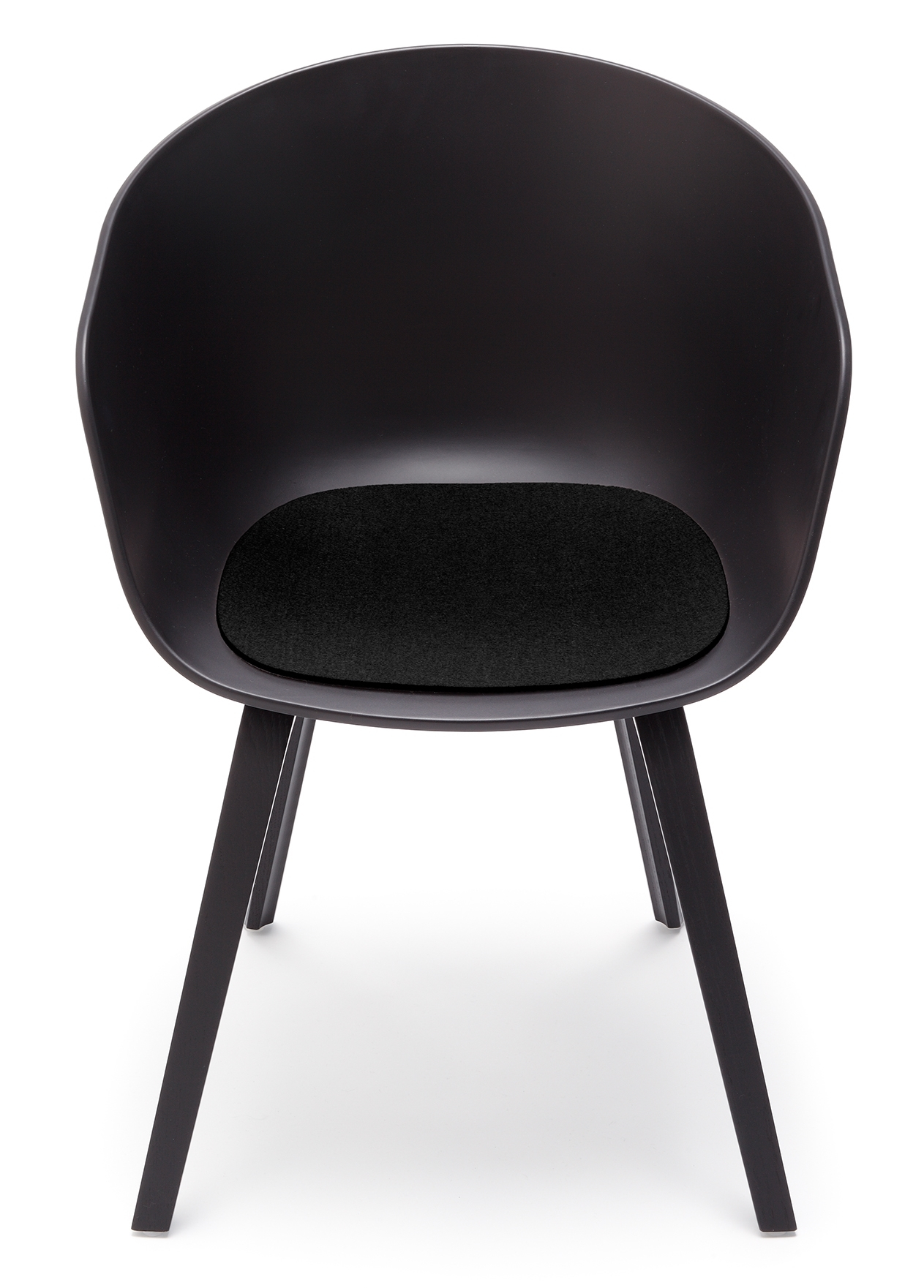 Sitzauflage - Filzauflage About A Chair AAC22 / AAC 22 Schwarz Hey Sign