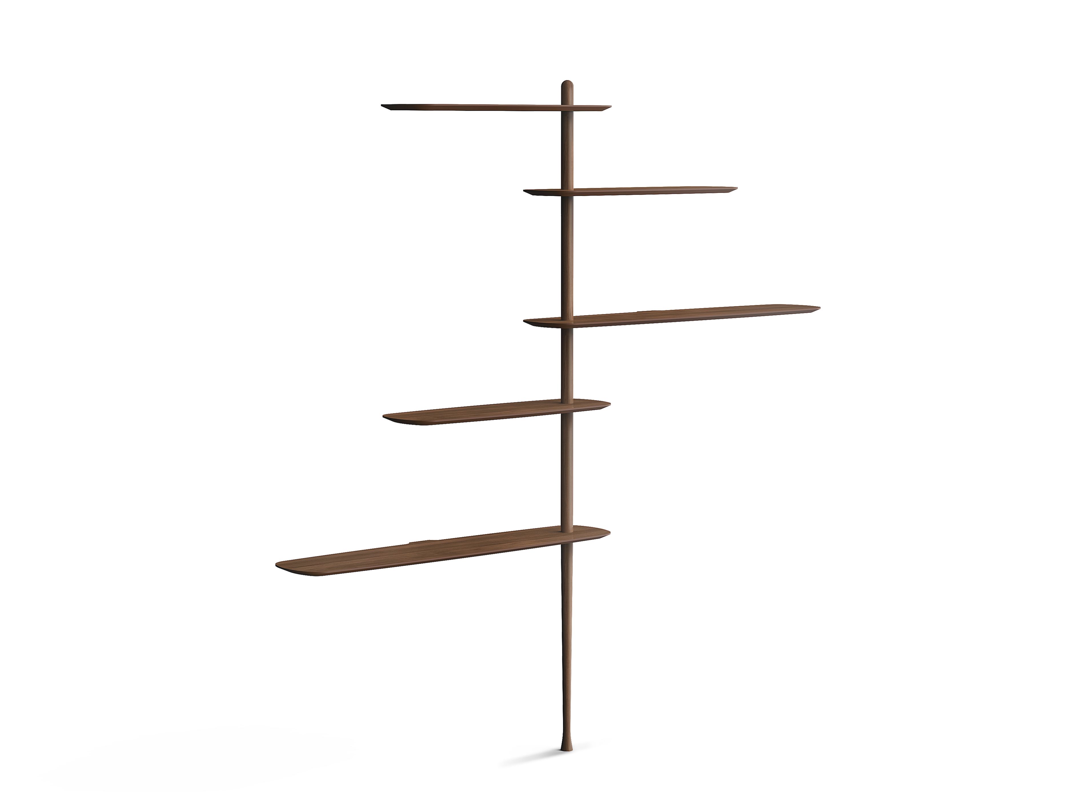Única Collection Conf. 10 Regal H218cm Walnuss Nomon