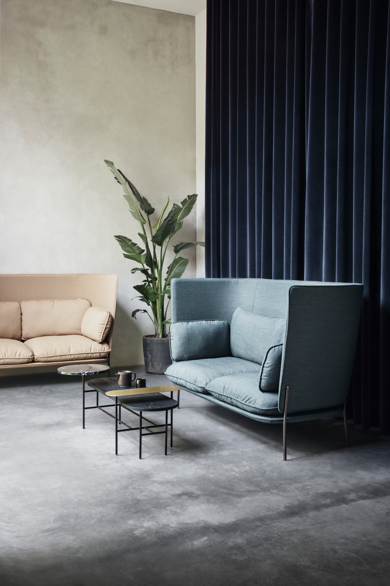Cloud 2-Sitzer Sofa Highback LN6 AndTradition