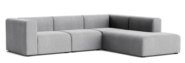 Mags Sofa Corner Combination 2 mit Armlehne rechts Hay Stoff Hallingdal 130