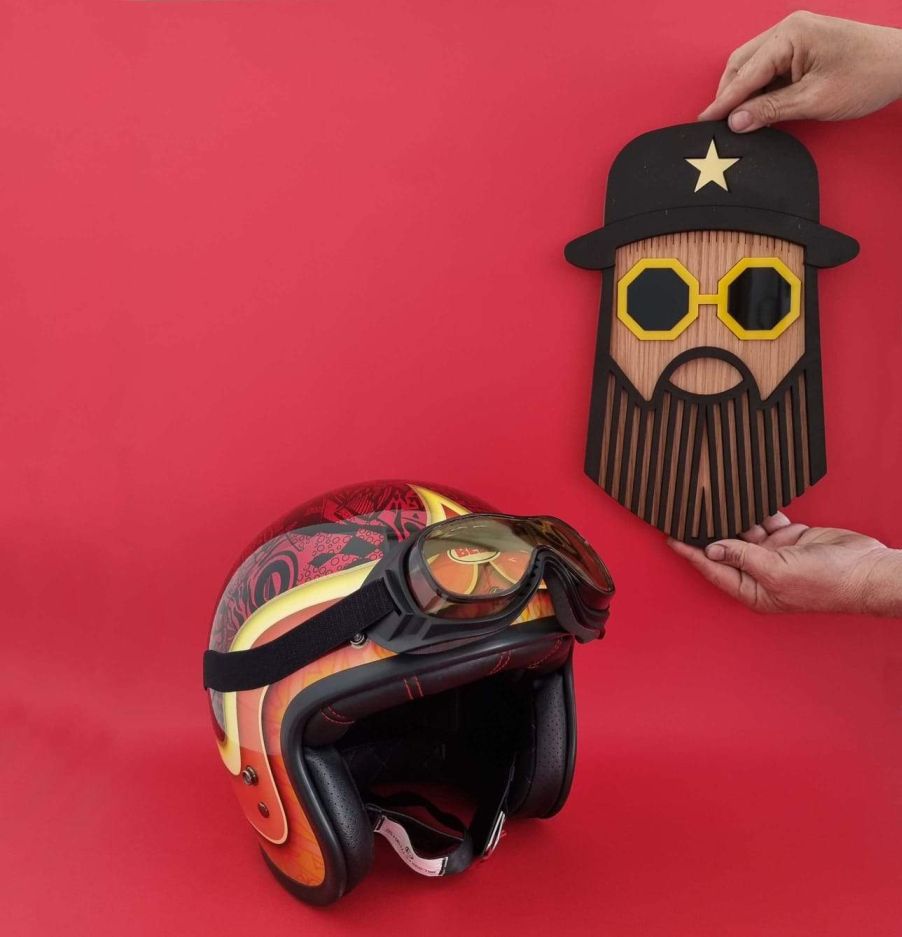 Hipster Morris Wandschmuck Umasqu EINZELSTÜCK