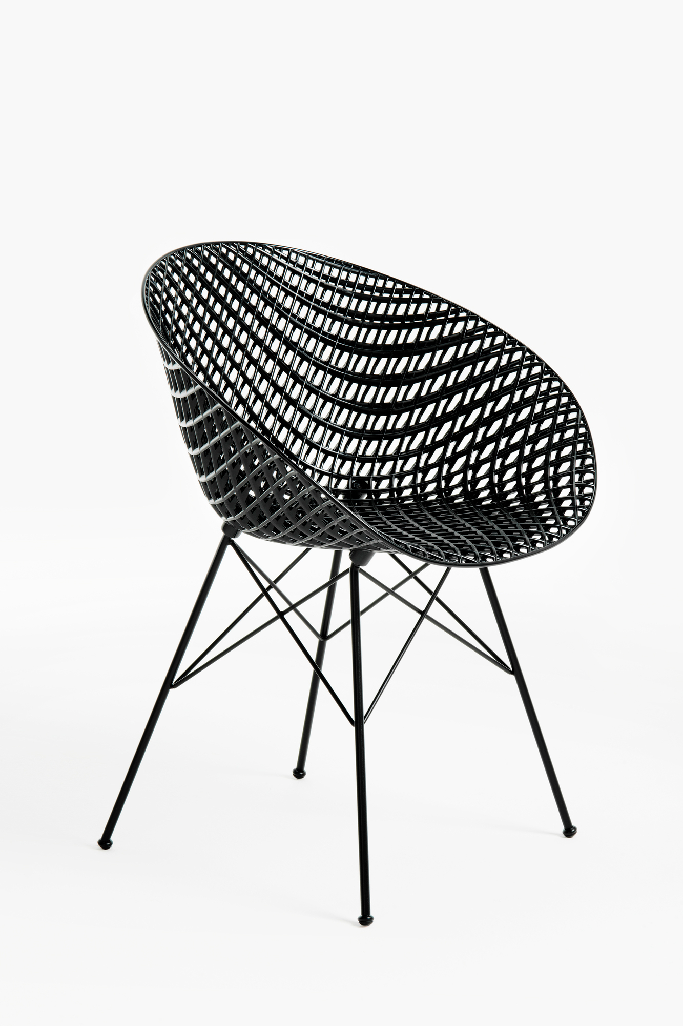 Smatrik Outdoor Stuhl Kartell Schwarz