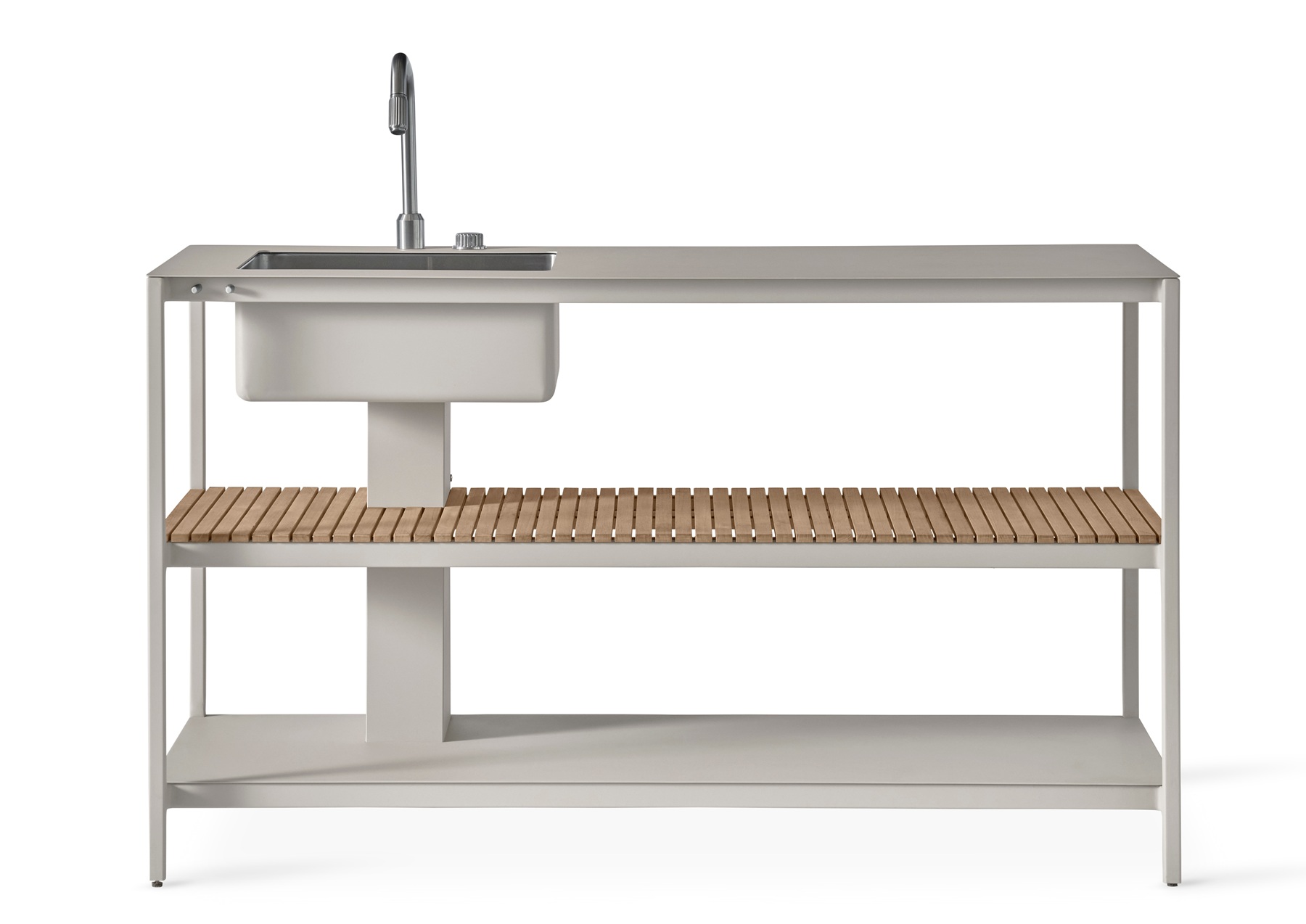Open-Air Outdoor Kitchen Unit Küchenzeile mit Spüle Vipp
