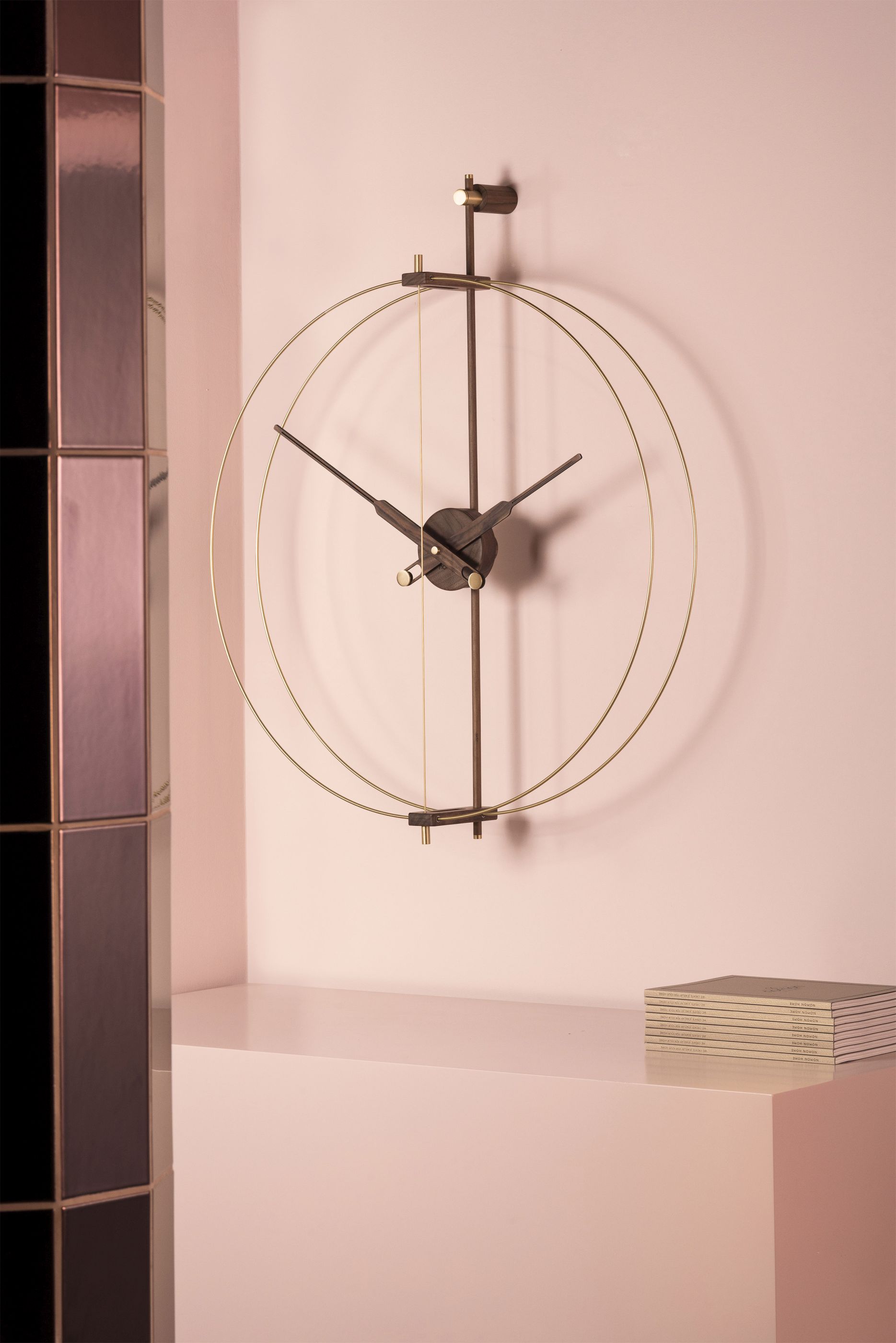 Mini Barcelona Premium Gold Uhr Ø66cm Nomon