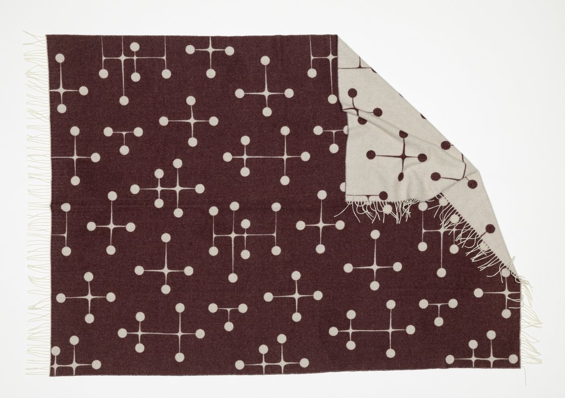 Eames Wool Blanket Bordeaux Wolldecke Vitra LIMITED EDITION 