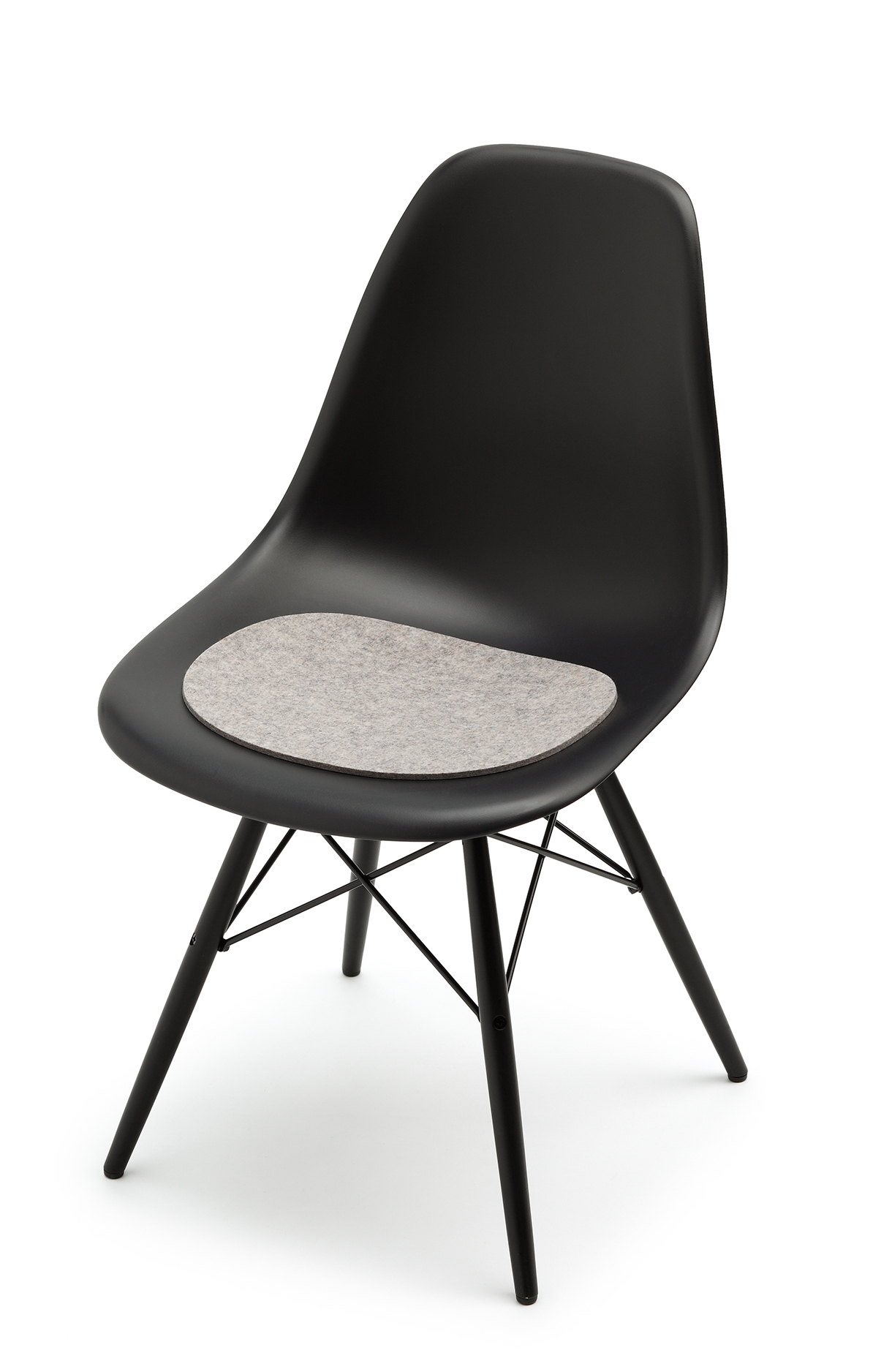 Sitzauflage-Filzauflage Eames Plastic Side Chairs DSR / DSW Anthrazit Hey Sign