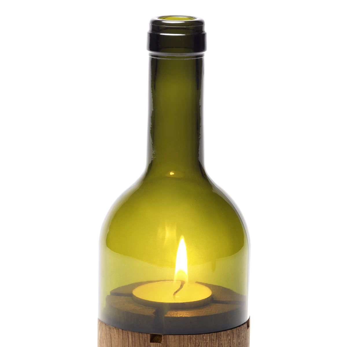 Ersatzglas für WeinWindlicht grün Side by Side EINZELSTÜCK