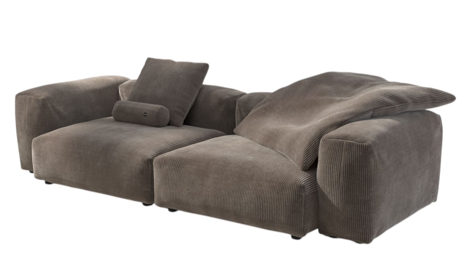Sofa Set 02 Medium 2,5-Sitzer vetsak Cord Mocha