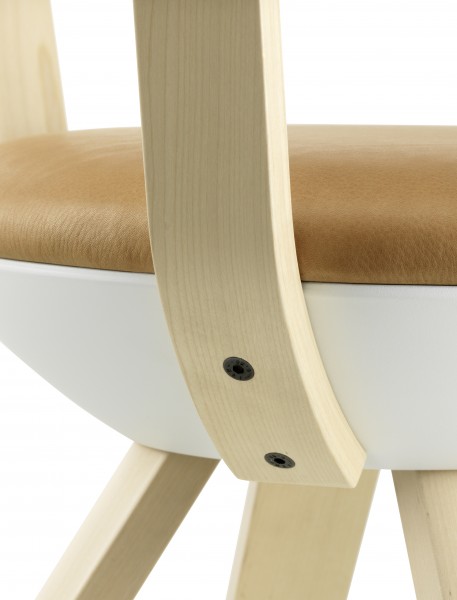 Birke / Leder caramel