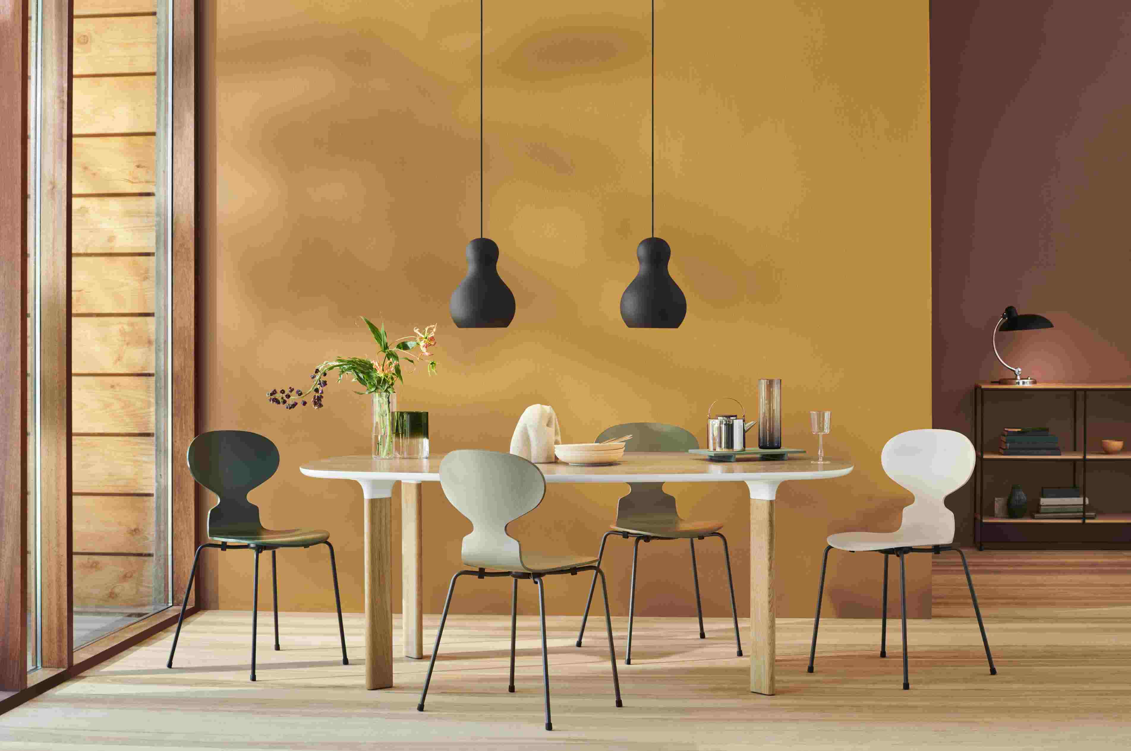 Die Ameise Stuhl 3101 4-Bein Gestell Fritz Hansen
