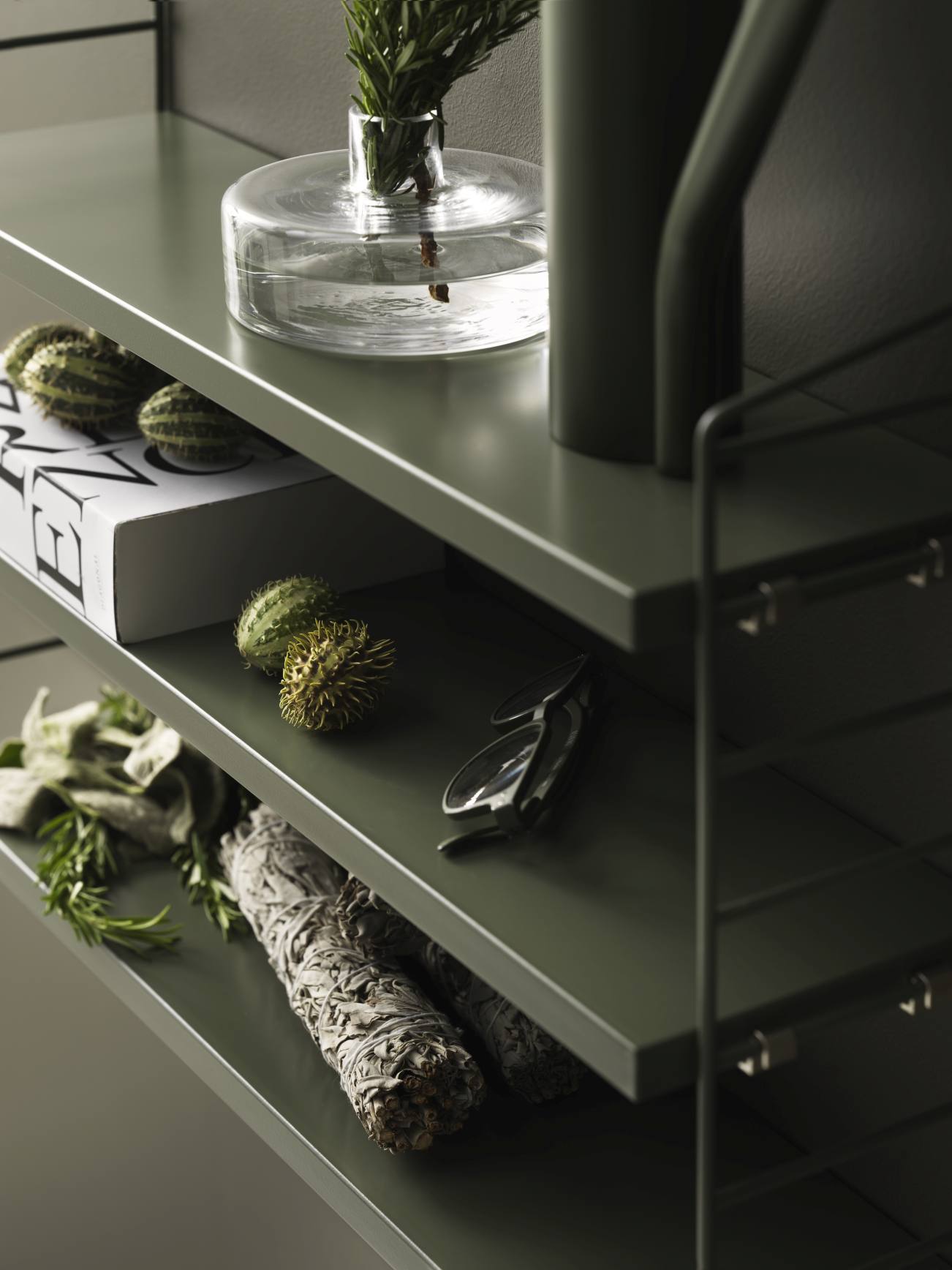 String Pocket Regal String Furniture Sage