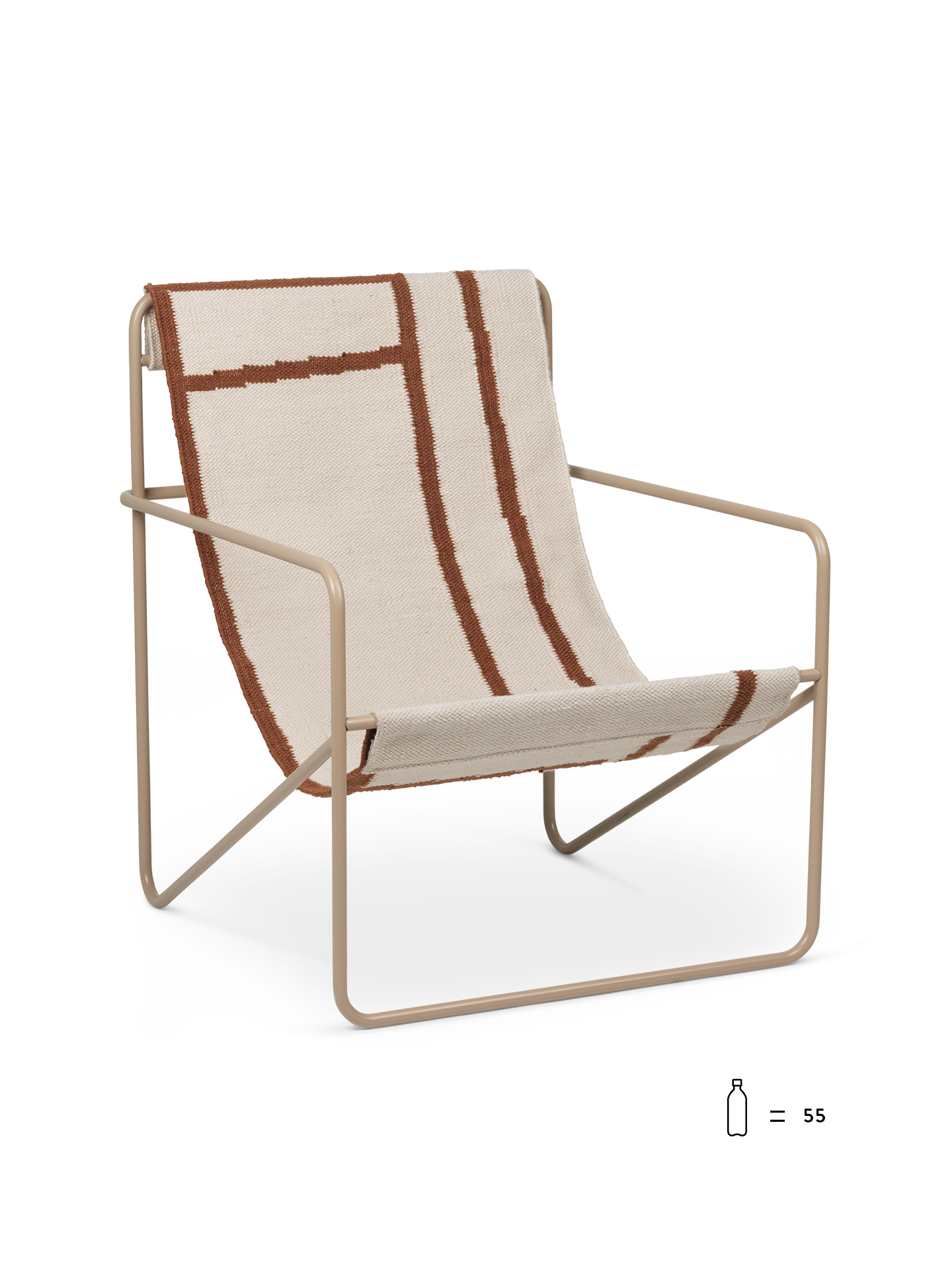 Desert Chair Loungesessel Kaschmir / Shape Ferm Living