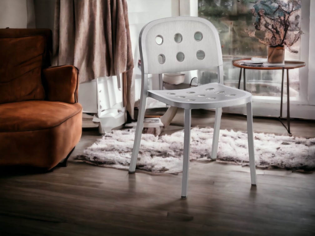 1 Inch All Aluminium Stacking Chair Stuhl stapelbar Emeco