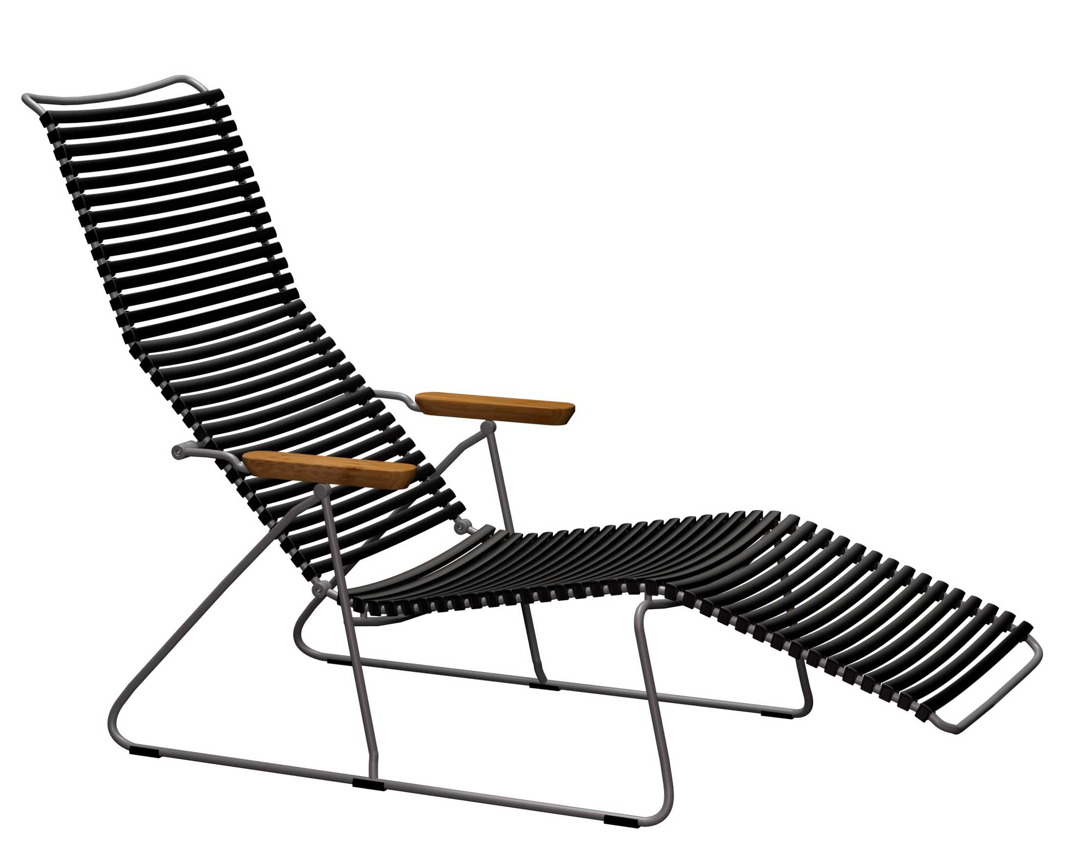 Click Sunlounger Outdoor Sonnenliege Houe Dunkelgrau