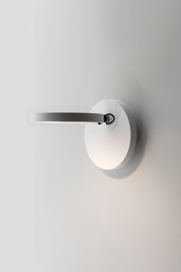 Demetra Faretto Wandleuchte mit Schalter Weiß Artemide