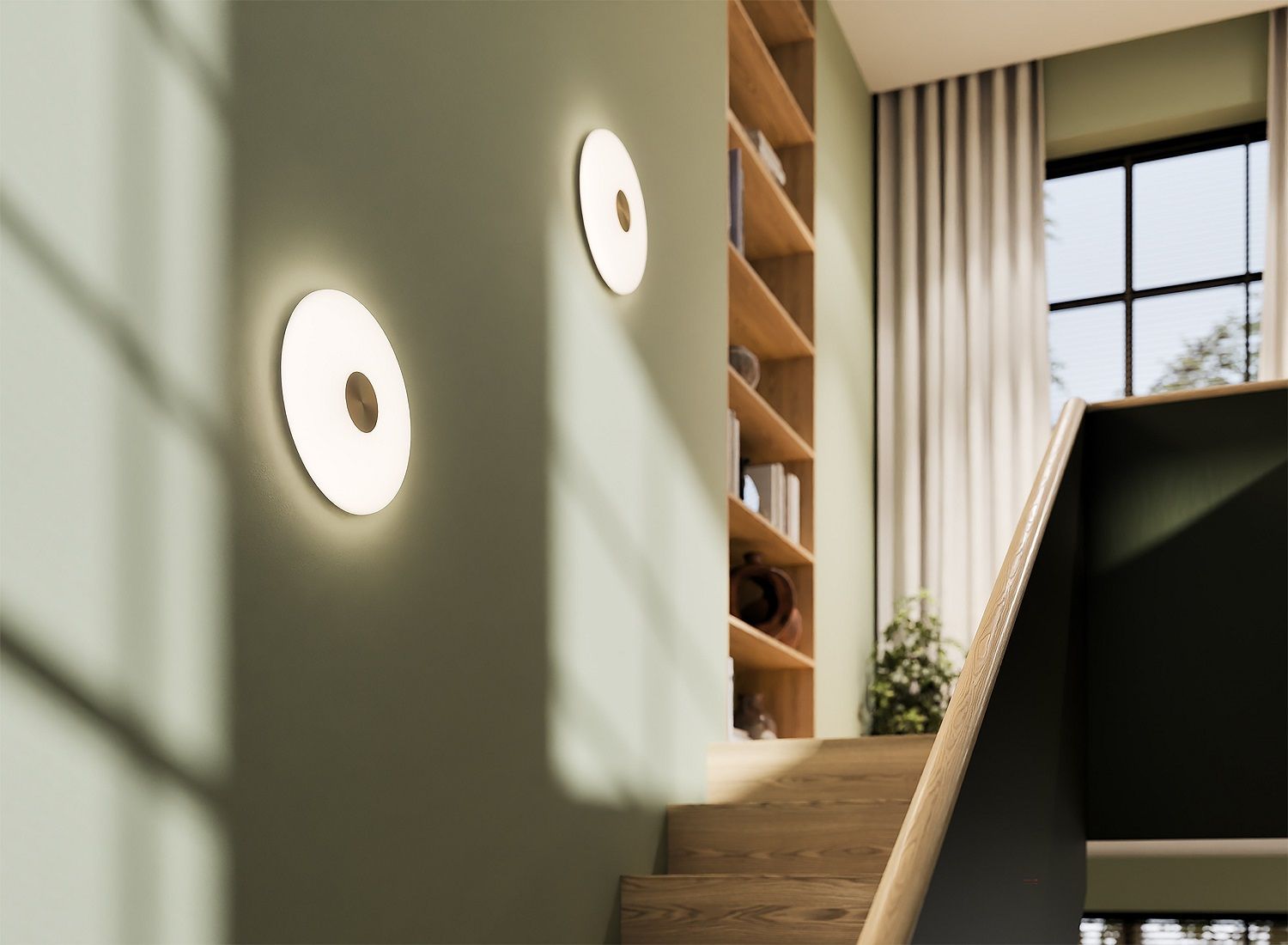 Glint Glass opal Wall lamp Wandleuchte Northern