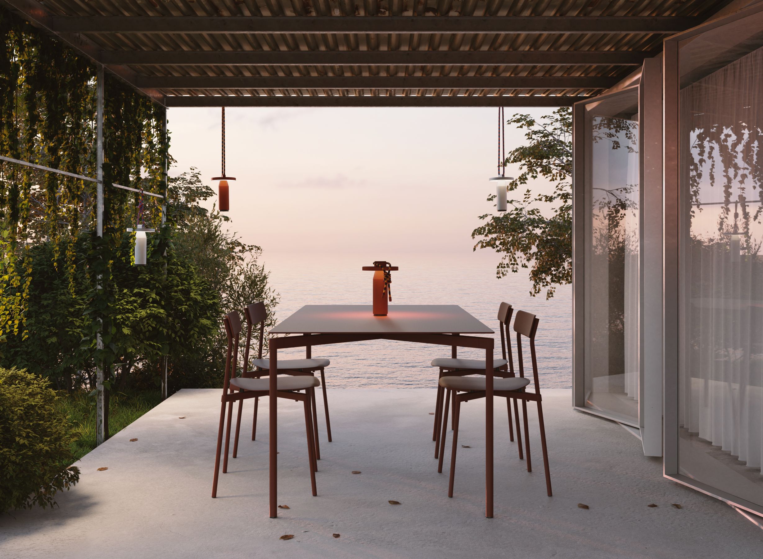 Fromme Dining Table Rectangular Esstisch Rechteckig Petite Friture Coral Fromme Dining Table Rectangular Esstisch Rechteckig Petite Friture Coral