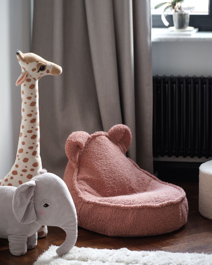 Teddy Kindersitzsack Teddystoff Guave Wigiwama